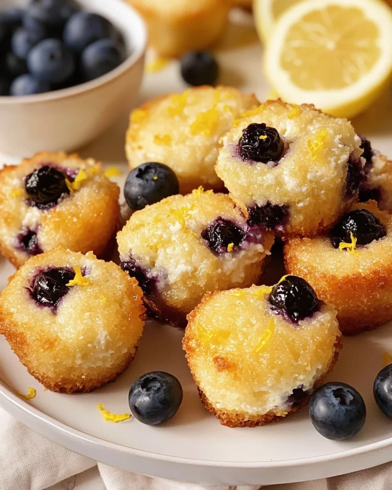 Blueberry and Lemon Zest Cottage Cheese Bites