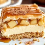 Caramel Apple Eclair Cake