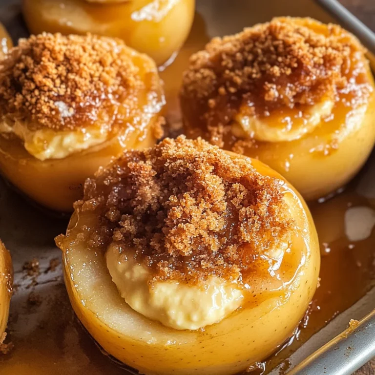 Cheesecake Stuffed Baked Apples