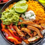 Chicken Fajita Rice Bowls