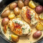 Chicken and Potatoes with Dijon Cream Sauce