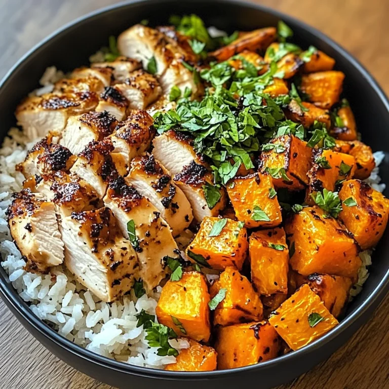 Chicken and Sweet Potato Rice Bowl: A Quick, Delicious Meal!