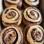 Chocolate Cinnamon Roll with Espresso Cream Cheese Icing