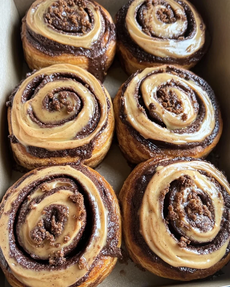 Chocolate Cinnamon Roll with Espresso Cream Cheese Icing
