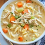 Creamy Chicken Noodle Soup Recipe