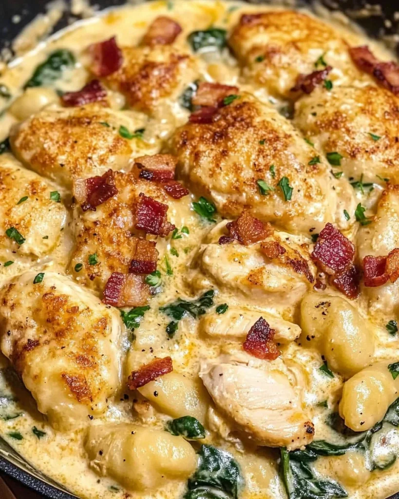 Creamy Crack Chicken Gnocchi