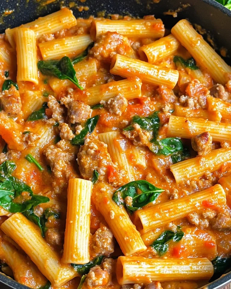 Creamy Sausage Rigatoni (One-Pan, 30-Minute Meal)