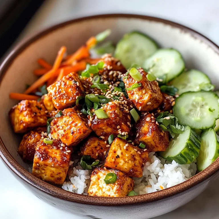 Crispy Gochujang Korean Tofu