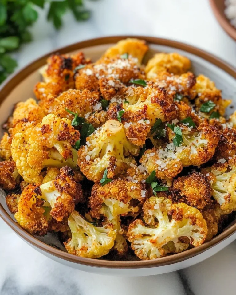 Crispy Roasted Cauliflower