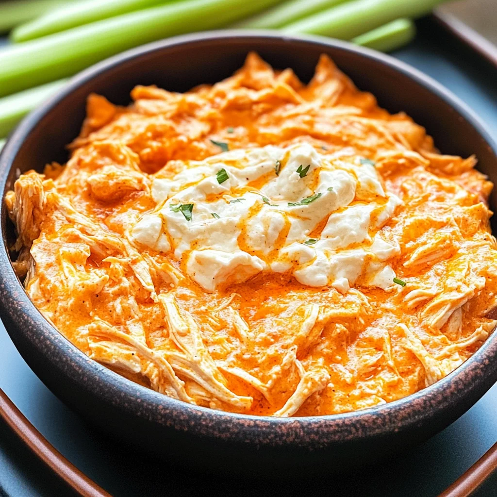 Crock Pot Buffalo Chicken Dip
