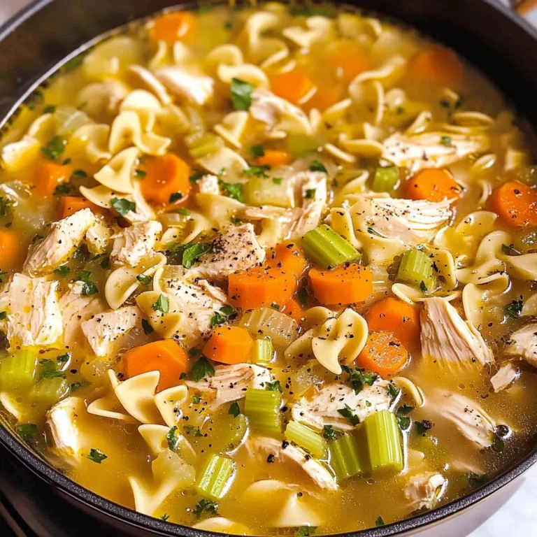 Dutch Oven Chicken Noodle Soup