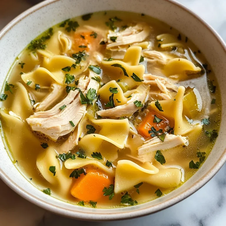 Easy Chicken Noodle Soup