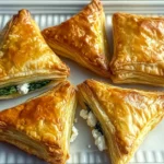 Flaky Spinach Feta Puff Pastry