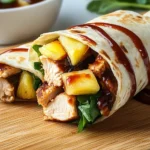 Hawaiian BBQ Chicken Wraps