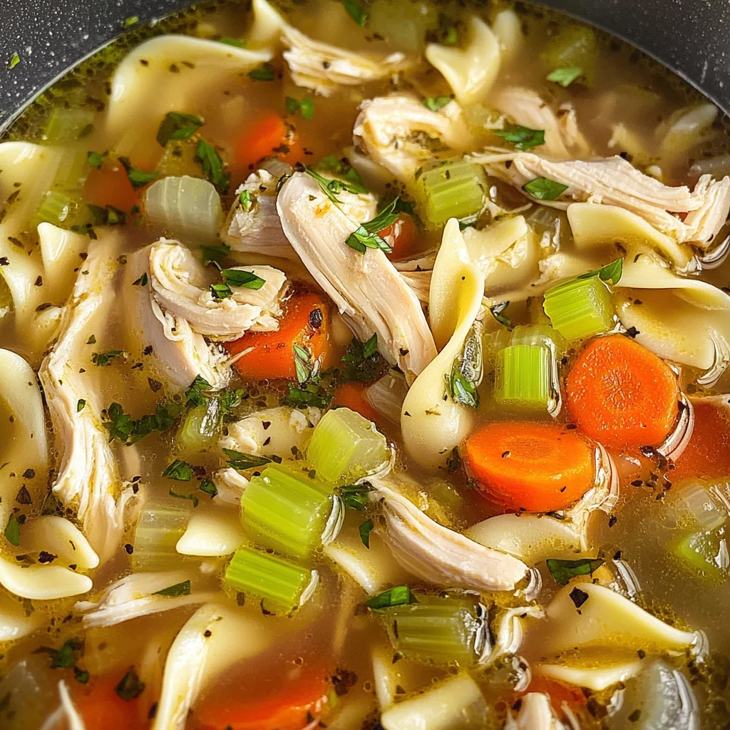 Homemade Chicken Noodle Soup