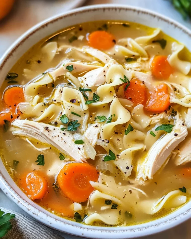 Homemade Chicken Noodle Soup Recipe