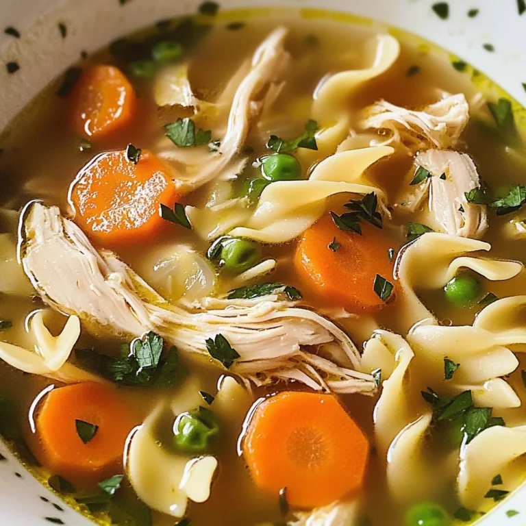 Homemade Crockpot Chicken Noodle Soup