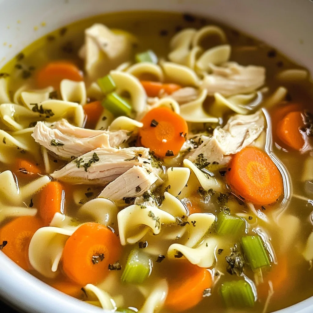 Homestyle Chicken Noodle Soup