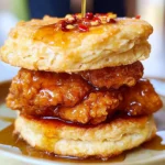 Hot Honey Chicken Biscuits