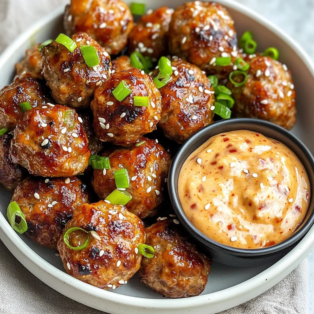 Korean BBQ Meatballs with Spicy Mayo Dip: An Incredible 7-Step Recipe