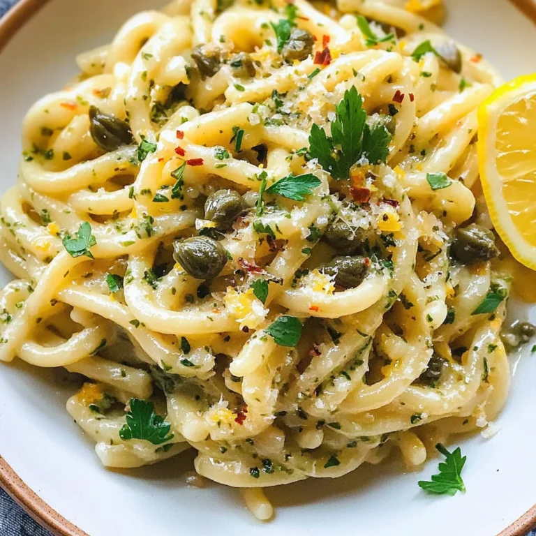 Lemon Caper Pasta