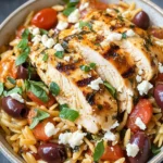 Mediterranean Chicken and Orzo