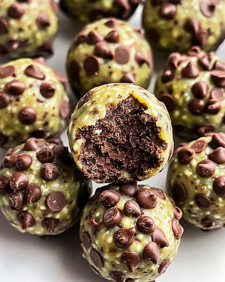 Mint Chocolate Chip Protein Balls