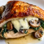 Mushroom Stuffed Chicken Breast - Quick and Easy