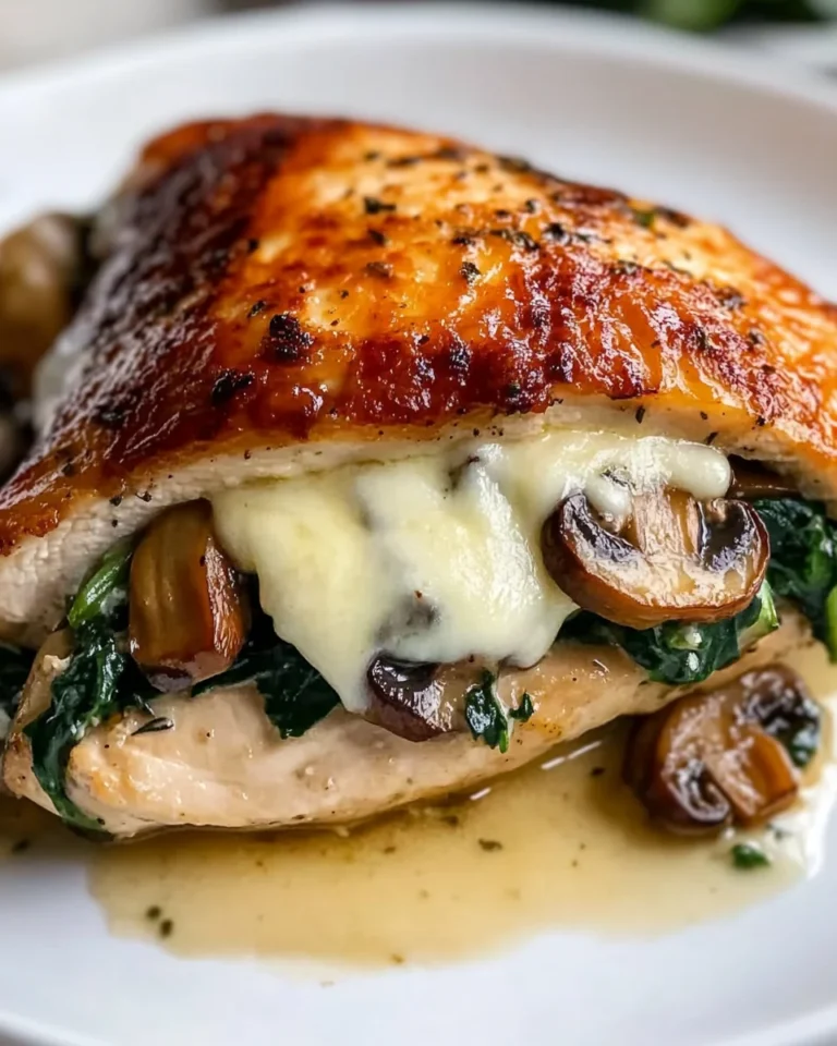 Mushroom Stuffed Chicken Breast - Quick and Easy
