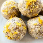 No-Bake Lemon Poppyseed Protein Balls