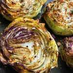 Oven Roasted Garlic Cabbage Steaks