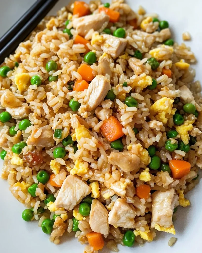 Quick & Easy Chicken Fried Rice