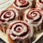 Red Velvet Cinnamon Rolls | The Perfect Christmas Morning Treat