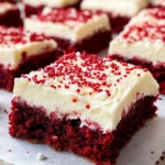Red Velvet Cookie Bars
