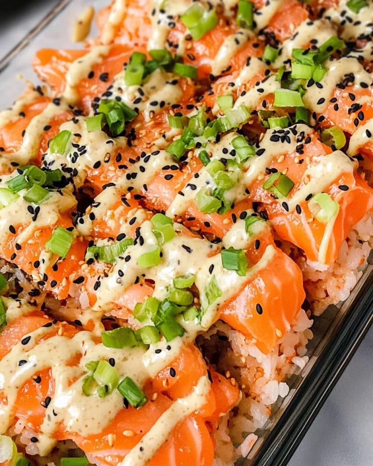 Salmon Sushi Bake