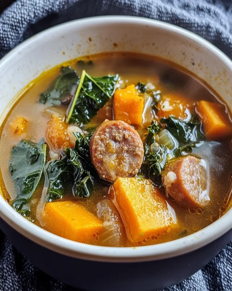 Sausage Sweet Potato & Kale Soup ~ AKA Sydney’s Fall Soup