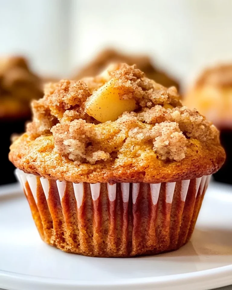 Small Batch Apple Pumpkin Streusel Muffins