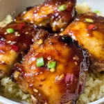Sticky Sweet Chili Chicken Thighs in Air Fryer