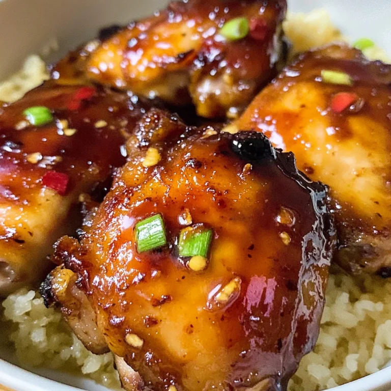 Sticky Sweet Chili Chicken Thighs in Air Fryer