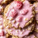 Strawberry Iced Oatmeal Cookies Recipe
