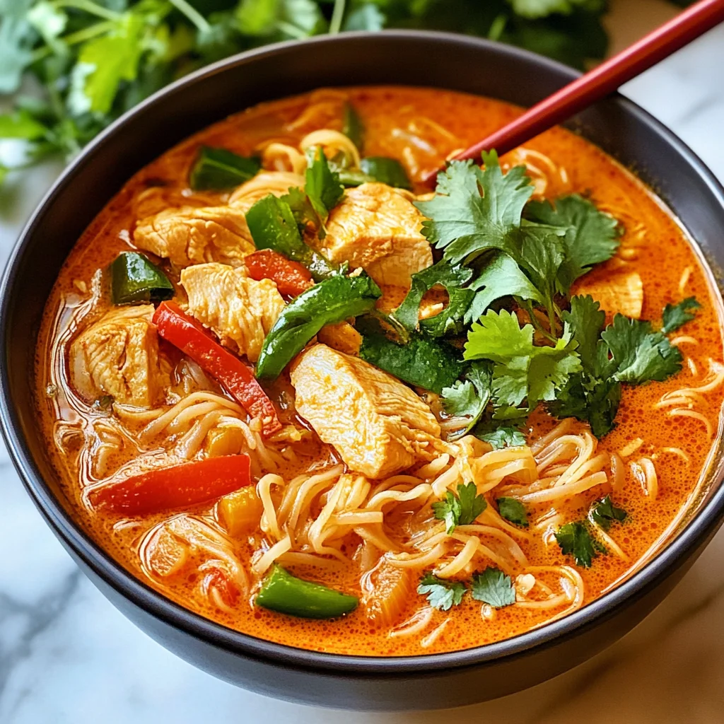 Thai Red Curry Noodle Soup