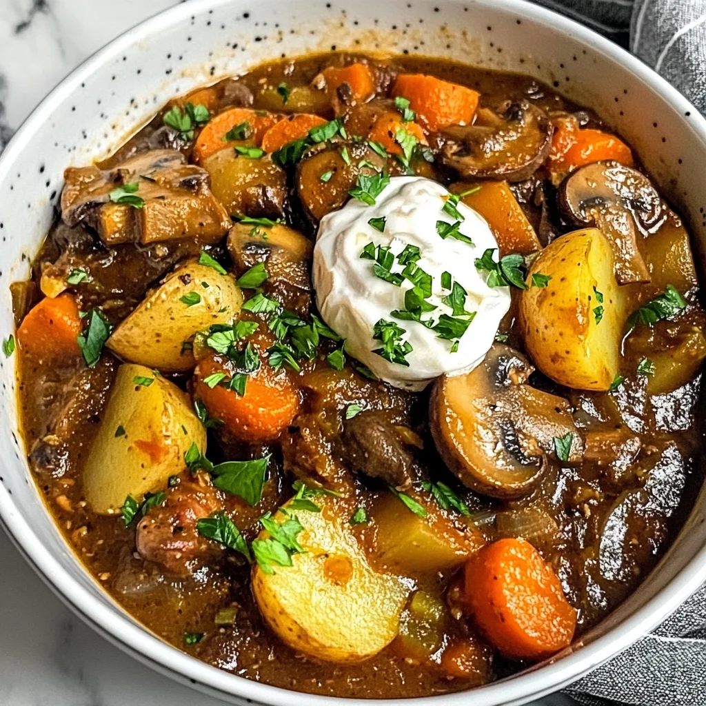 Vegan Mushroom Stew Vegan Mushroom Stew