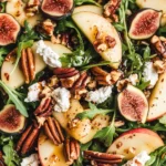 Apple Arugula Salad With Maple Pecans