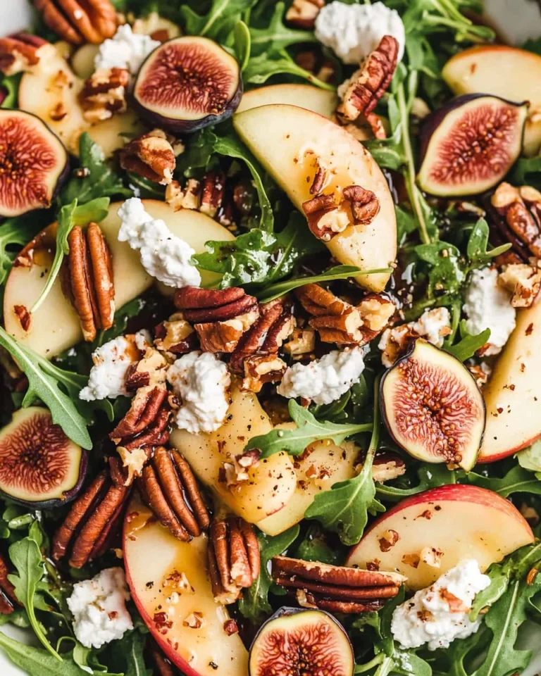 Apple Arugula Salad With Maple Pecans