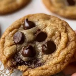 Brown Butter Sourdough Discard Chocolate Chip Cookies