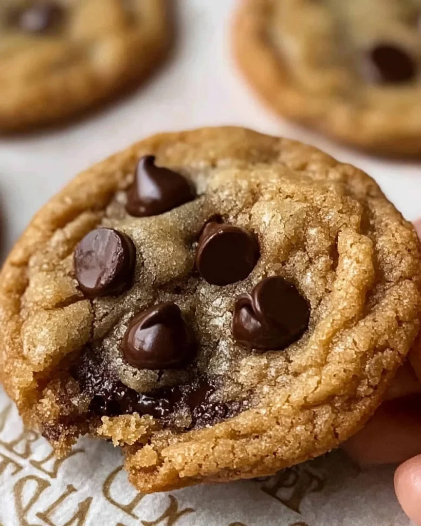 Brown Butter Sourdough Discard Chocolate Chip Cookies