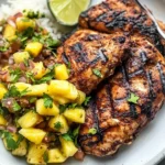 Caribbean Jerk Chicken with Pineapple Salsa