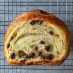 Chocolate Chip Sourdough Croissant Bread