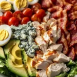 Classic American Cobb Salad with Crispy Bacon