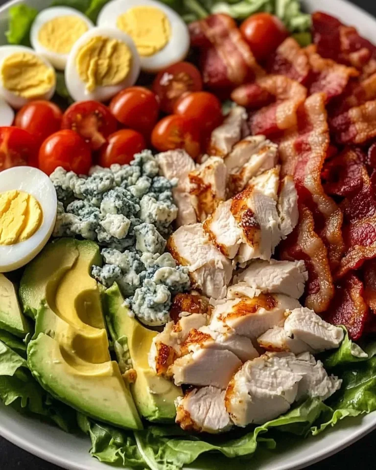 Classic American Cobb Salad with Crispy Bacon